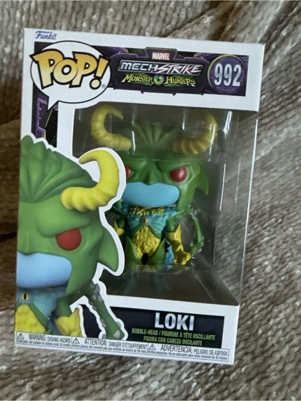 Funko Pop! Marvel Monster Hunters - Loki #992 New